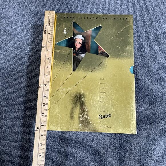 Vintage Barbie Scarlett O'Hara Gone With The Wind Doll 1994 Mattel Hollywood Leg - Picture 15 of 16